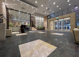 صورة لـ ردهة المبنى في B- برج الأمواج