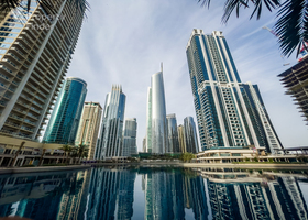 صورة لـ التصميم الخارجي للمبنى في برج الماس