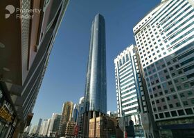صورة لـ التصميم الخارجي للمبنى في ابراج ابوظبي للتجارة