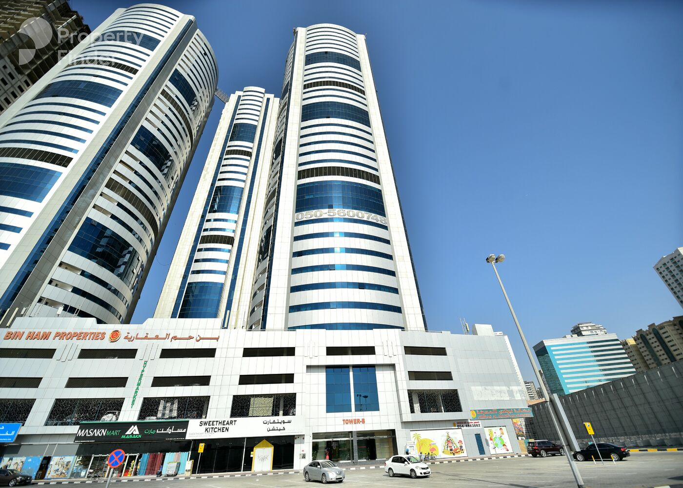 صورة لـ التصميم الخارجي للمبنى في B برج بن حم